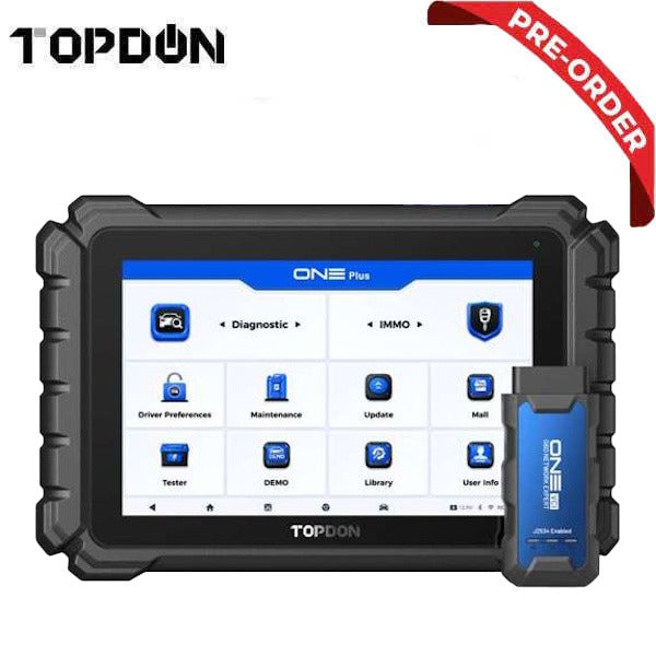 TOPDON - ONEPLUS - Professional 10.1" - Advanced Automotive Diagnostic Tool - J2534 Programmer (PRE-ORDER)