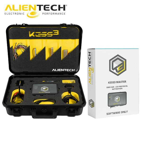 Alientech - KESS3 - ECU and TCU Programmer And OBD Car Passenger Truck Light Commercial Vehicle Master Activation Software