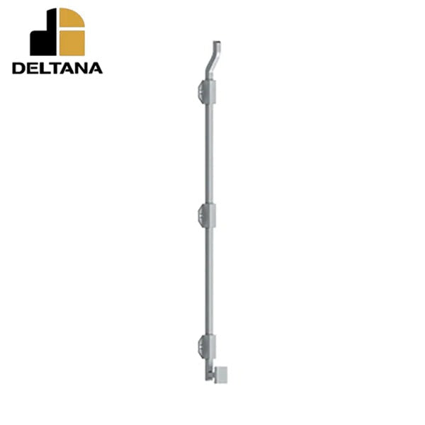 Deltana - 26" Modern Offset Surface Bolt - Heavy Duty - Solid Brass - Optional Finish