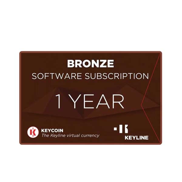 Keyline - Bronze Software Subscription - 1 Year of Updates for Keyline Electronic Key Cutting Machines