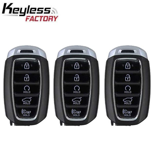 3 x 2020-2022 Hyundai Palisade / 5-Button Smart Key / PN: 95440-S8010 / TQ8-FOB-4F29 (AFTERMARKET) (Pack Of 3)