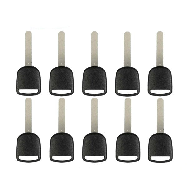 10 x 2003-2017 HO03 Honda / Acura Transponder Key (46 Chip) (AFTERMARKET) (Pack of 10)
