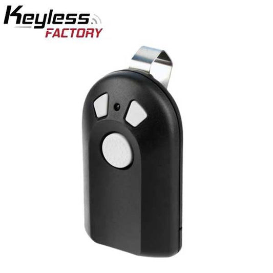 KeylessFactory - Garage Door Remote - 3-Button - Replacement - 390 MHz - 12V