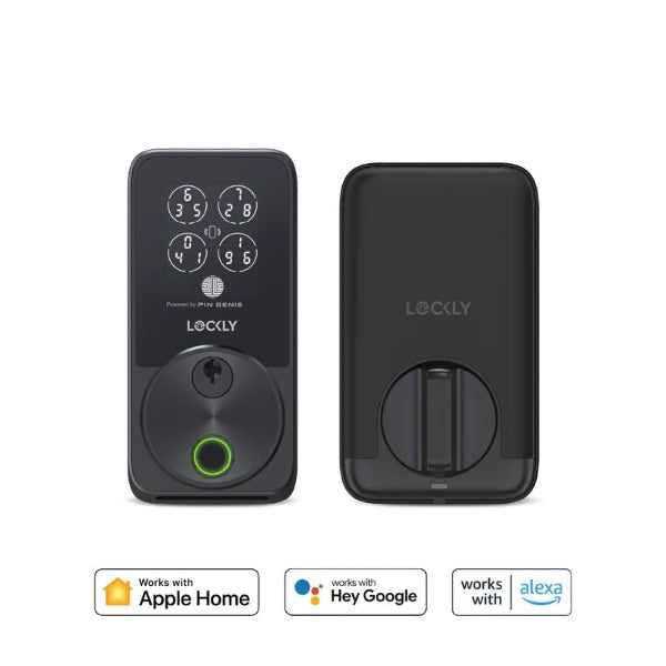 LOCKLY - Secure Pro Zeno Series Fingerprint Deadbolt / Matte Black Finish