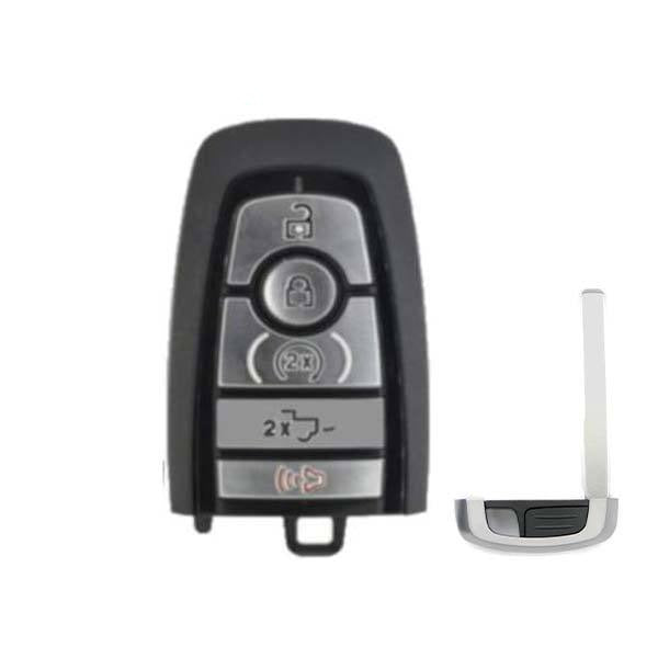 2017-2022 Ford / Tailgate / 5-Button Smart Key SHELL for M3N-A2C931426, M3N-A2C93142600 (AFTERMARKET)