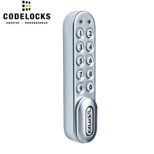 CodeLocks - KL1000 - Classic Electronic Kit Lock - No Pre-Assembly - Locker Lock - Optional Handing - Silver