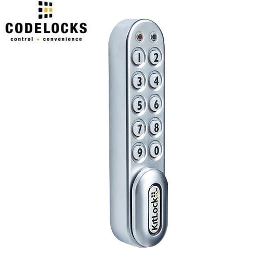 CodeLocks - KL1000 - Classic Electronic Kit Lock - No Pre-Assembly - Locker Lock - Optional Handing - Silver