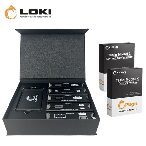 LOKI - Tesla Diagnostics Bundle - Base Tool + Model X & Model 3 Plug-Ins - Live Data & Free Updates