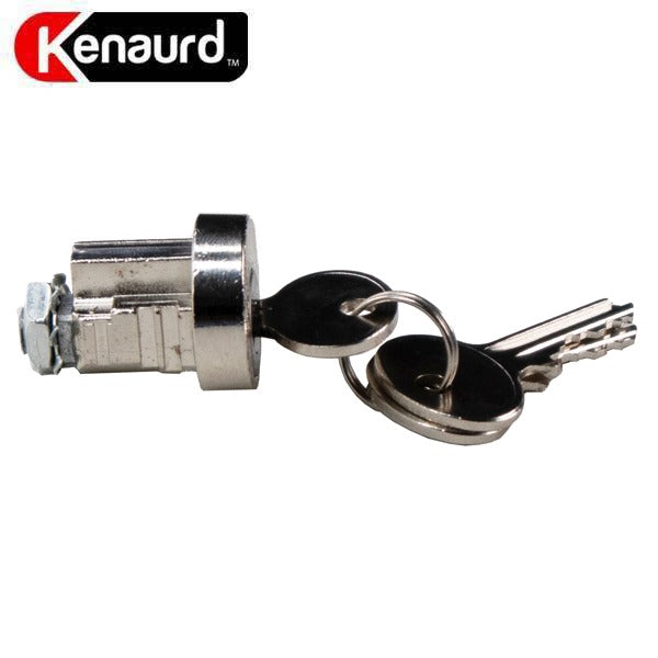 USPS Mailbox Lock - Clockwise - HL1 Keyway - Keyed Different - US14 Bright Nickel