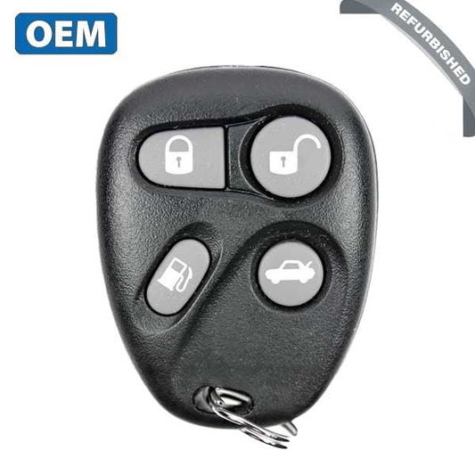 2001-2004 Cadillac / 4-Button Keyless Entry Remote / PN: 25695966 / KOBLEAR1XT (OEM Refurb)