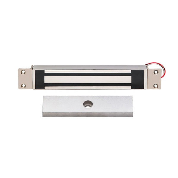 SDC - 1591U - Mortise Sliding Door Single Magnetic Lock - 850lbs. - 12/24VDC - Stainless Steel - Grade 1