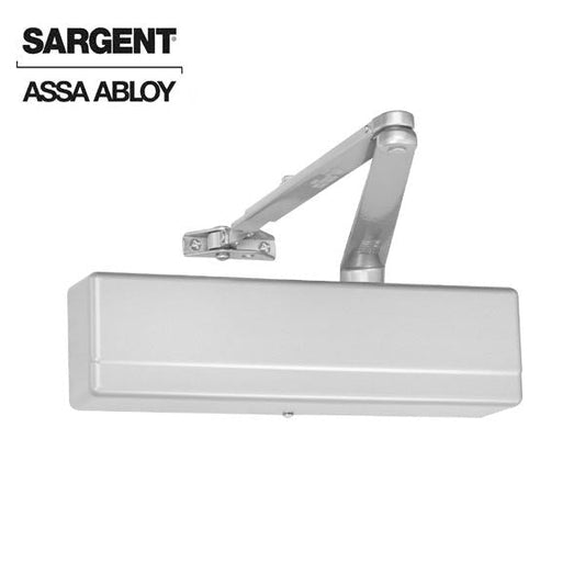 Sargent - 1431 - Powerglide Door Closer - Back Check Function - Standard Arm - Adjustable Size 1-6 - Aluminum - Fire Rated - Grade 1