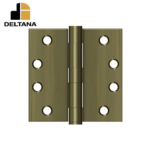 Deltana - 4" x 4" Square Hinge - Heavy Duty - Optional Finish