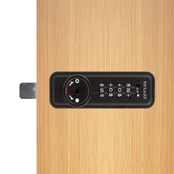 CodeLocks - KL15 - Mechanical Combination Lock - Kit Lock - Optional function - Optional Handing - Black