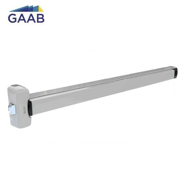 GAAB - T330-04 - Panic Exit Device with Microswitch - Modular and Reversible - Single Doors - 33" for Single Doors - Satin Chrome