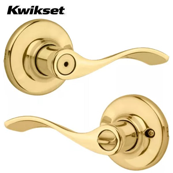 Kwikset - 300BL - Balboa Lever Set - Round Rose - Optional Finish - Privacy - Grade 3