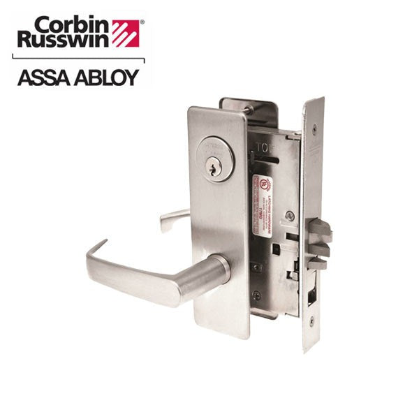 Corbin Russwin - ML2051 - Mechanical Mortise Lock - Entry / Office - CSM Trim - GA Keyway - Optional Handing - Satin Stainless Steel - Grade 1