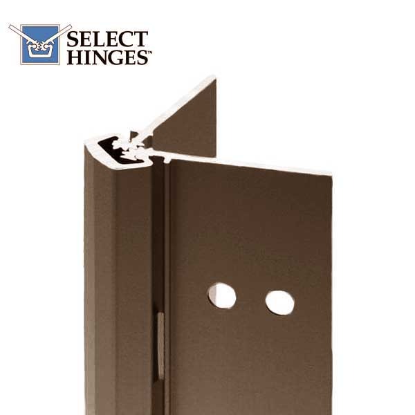 Select Hinges - 24 - 85" - Geared Concealed Continuous Hinge - Dark Bronze - Standard Duty