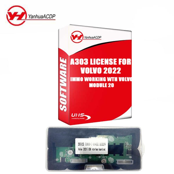 Yanhua - Volvo 2022 - IMMO license A303 & 2023 CEM Interface Board Set