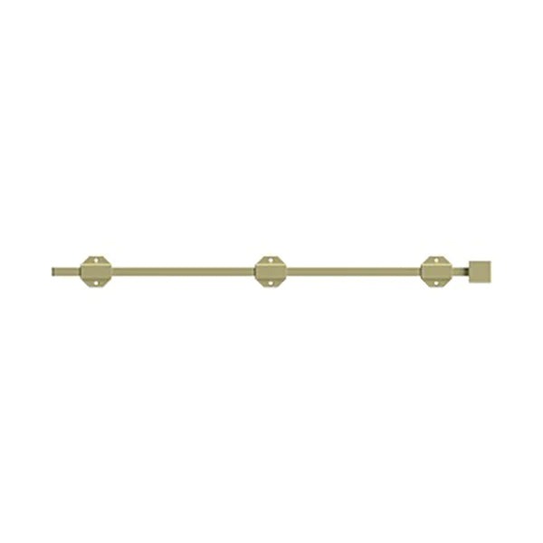Deltana - 24" Modern Surface Bolt - Heavy Duty - Solid Brass - Optional Finish