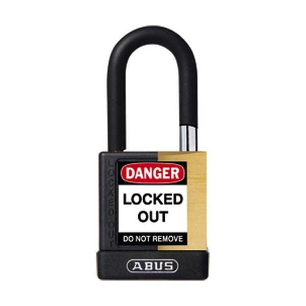 Abus - 20030 - Plastic-Covered Aluminum Core Padlock 74M/40 - 1-1/2" Shackle - Optional Keying - Optional Finish