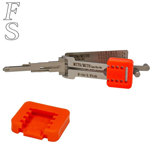 Finger Saver - Thumb Brace Support for Original Lishi Pick Tools - Orange