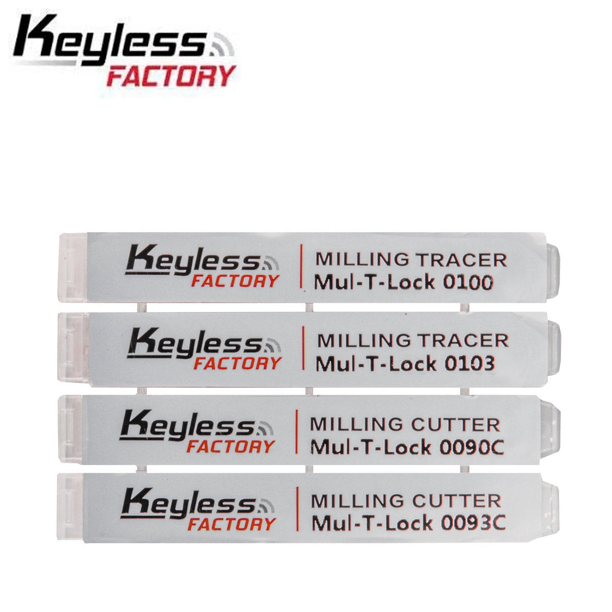 KeylessFactory - Universal High Security Cutters & Decoders Set for Dimple Keys