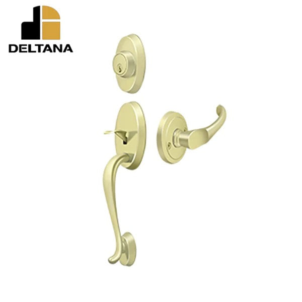 Deltana - Riversdale Handleset w/ Chapelton Lever Entry - Optional Finish