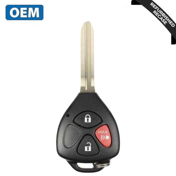 2008-2012 Scion xB / 3-Button Remote Head Key / PN: 89070-12380 / HYQ12BBY (OEM Recase)