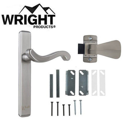Wright - VBA213 - Bayfield Surface Latch Lever Set - 3/4 in" to 1-1/4 in" - Optional Finish