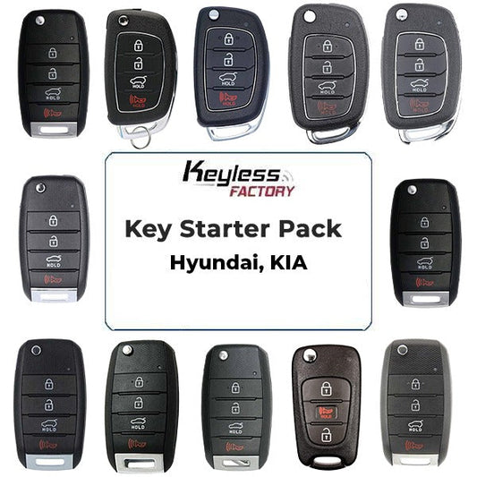 Remote Keys STARTER Pack / Hyundai, KIA / Flip Keys (AFTERMARKET)