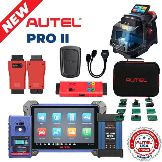 Autel - IM608 PRO II + Dolphin XP-005L + G-BOX3 + IMKPA & More! - Complete Automotive Cut and Program Bundle