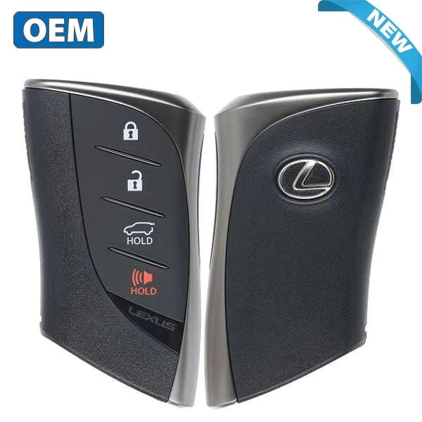 2019 - 2021 Lexus UX200 / 4-Button Smart Key / PN: 8990H-76020 / HYQ14FBF (Black Logo) (OEM)