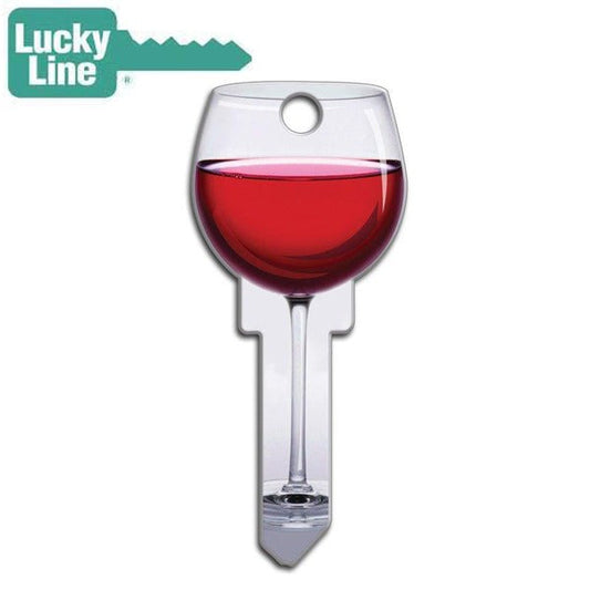 LuckyLine - B108S - Key Shapes - Red Wine - Schlage - SC1 - 5 Pack