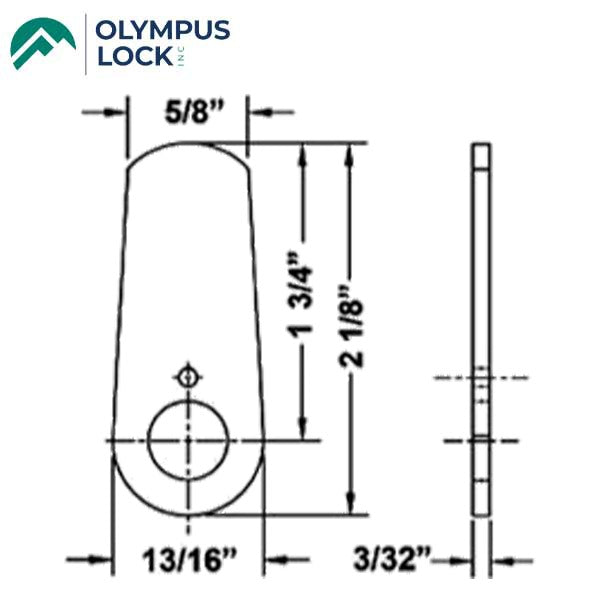 Olympus - DCNP-100-SC2 - Heavy Duty Straight Cam - 1-3/4" Length