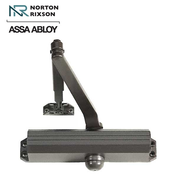 Norton - 1601 - Tri-Packed Manual Door Closer - PA Bracket/Regular/Top Jamb - Adjustable Size 1-6 - Dark Bronze - Fire Rated - Grade 1