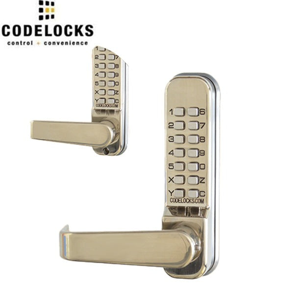 CodeLocks - CL410 - Mechanical Lock - Medium Duty - Optional Backset - Tubular Latch Bolt - Double Sided - Stainless Steel