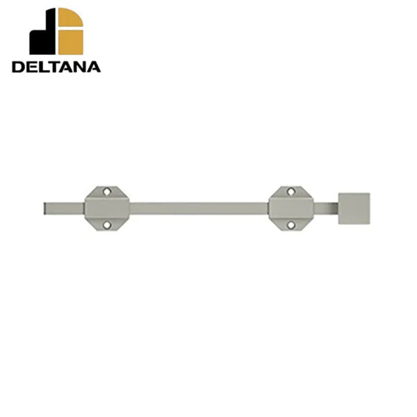 Deltana - 12" Modern Surface Bolt - Heavy Duty - Solid Brass - Optional Finish
