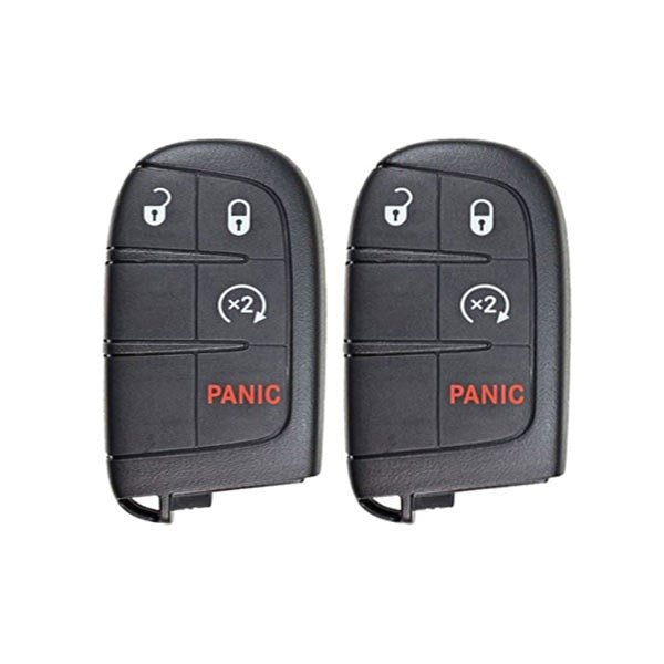 2 x 2015-2021 Jeep Renegade / 4-Button Smart Key / PN: 6BY88DX9AA / M3N-40821302 (AFTERMARKET) (Bundle of 2)