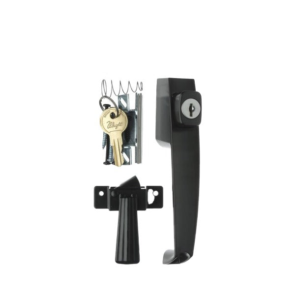 Wright - VK333X3 - Keyed Push Button Handle - Out Swinging - Wood / Metal Doors - 3/4" - 1-1/4" - Optional Finish