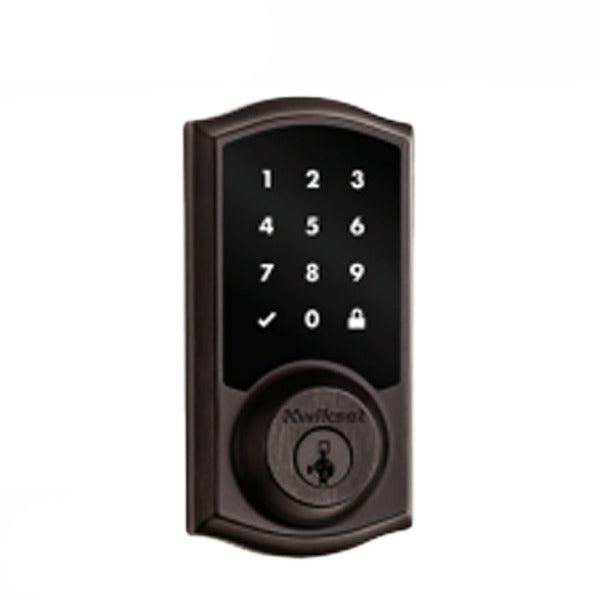 Kwikset - 99180-002 - 918 Smart Lock - HomeConnect - Traditional Electronic Deadbolt With Z-Wave 700 Technology - Venetian Bronze