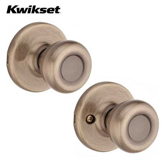 Kwikset - Tylo Knob Set - Round Rose - Optional Finish - Optional Function- Grade 3