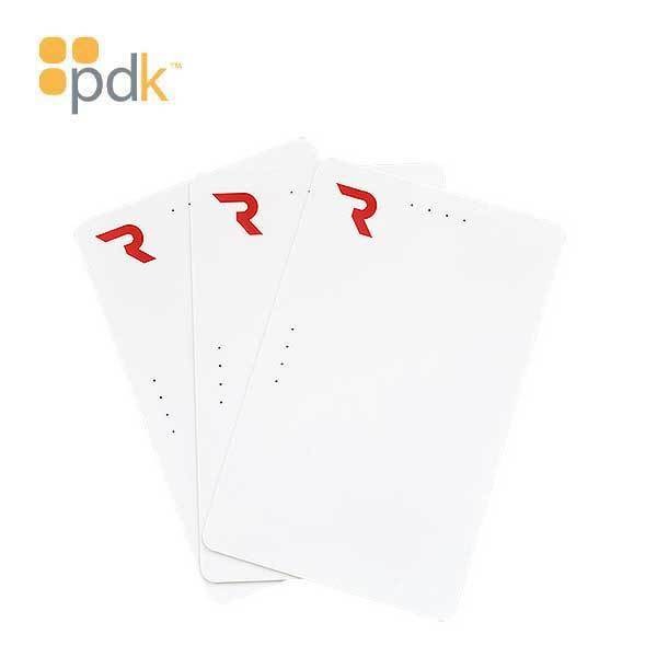 PDK - RED High Security Credential Card - Multi Technology - Desfire EV2 - 4K Memory + Prox - Pack of 25 (125 MHz Prox)