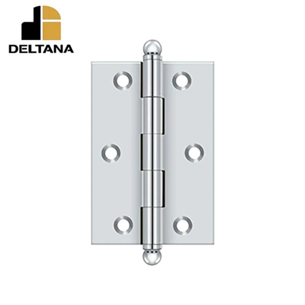 Deltana - 3" x 2" Hinge - w/ Ball Tips - Optional Finish