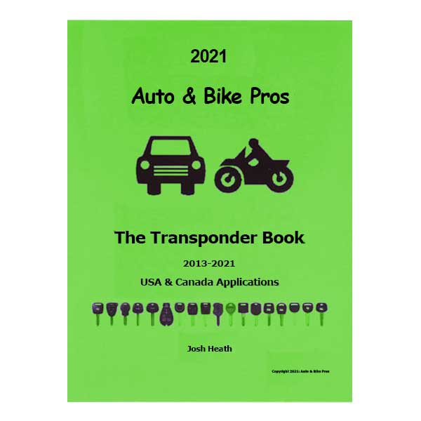 The Transponder Book - 2013-2021 - Volume 2 - Auto & Bikes Pros - Josh Heath