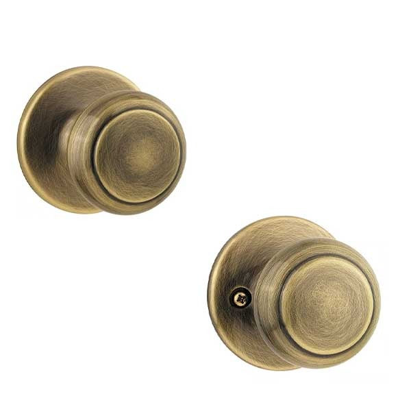 Kwikset - Cove Knob Set - Round Rose - Optional Finish - Optional Function - Grade 3
