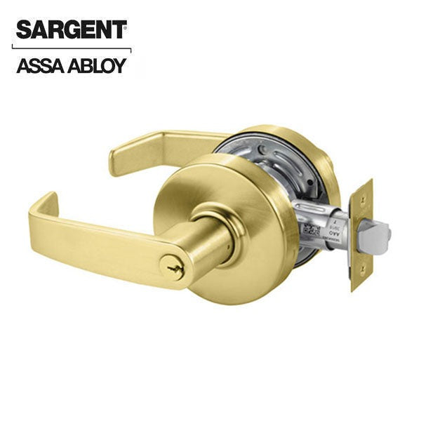 Sargent - 7G37 - Mechanical Cylindrical Lock - L Rose / L Lever - Classroom - LA Keyway - Optional Finish - Grade 1