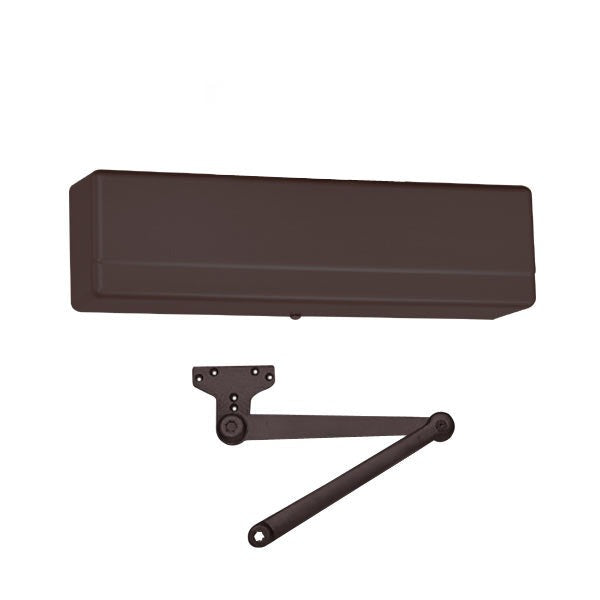 Sargent - 1431 - Powerglide Door Closer - Heavy Duty Parallel Arm - Adjustable Size 1-6 - Plastic Cover - Dark Oxidized Satin Bronze - Fire Rated - Grade 1