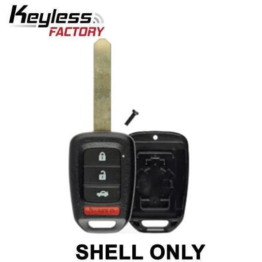 2013-2017 Honda Accord Civic / 4-Button Remote Head Key SHELL / HO01-SVC / MLBHLIK6-1T (AFTERMARKET)