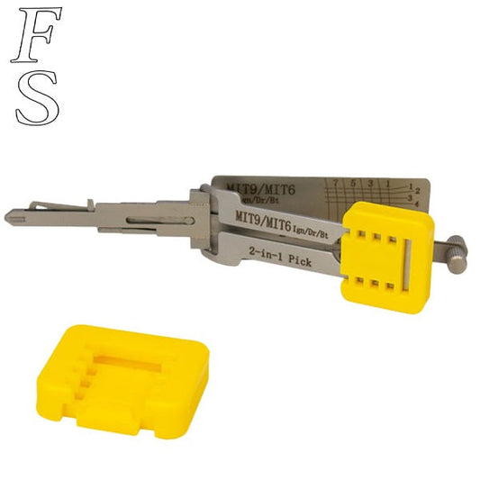 Finger Saver - Thumb Brace Support for Original Lishi Pick Tools - Yellow
